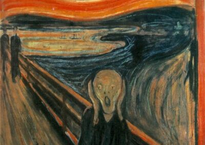6 - Le Cri – Peinture célèbre d'Edvard Munch