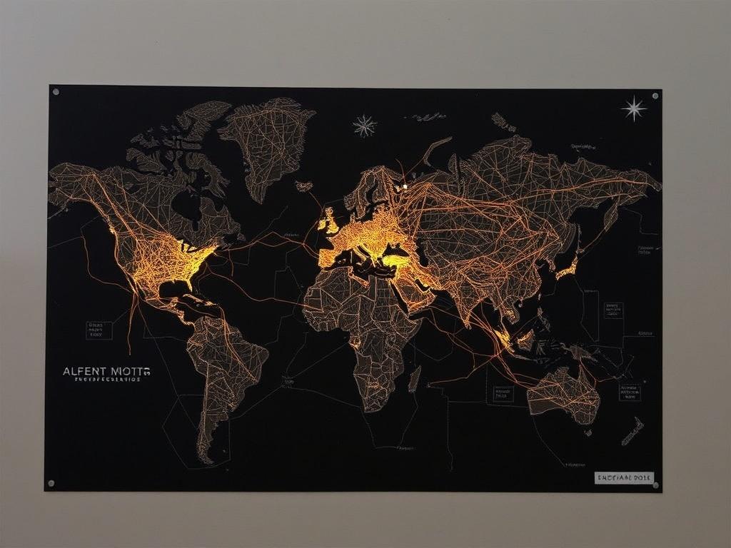 Évènements. Cartographier ses déplacements