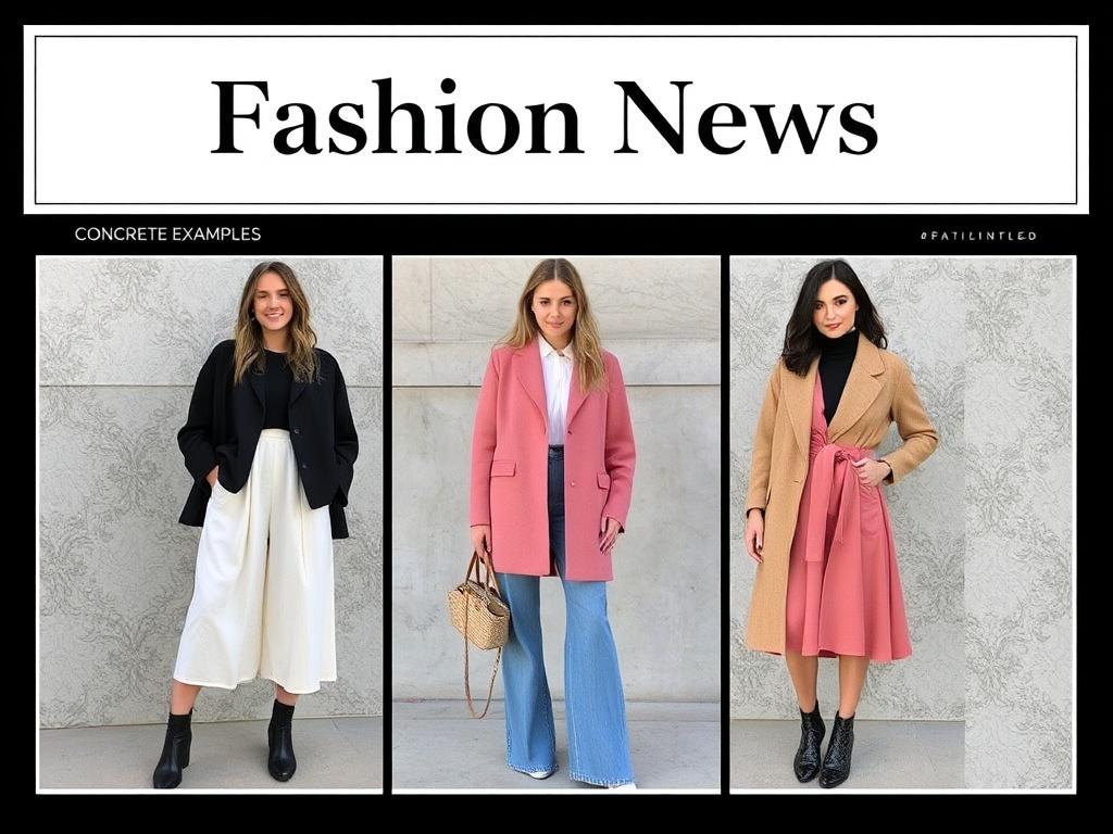 Actu Mode. Exemples concrets de looks