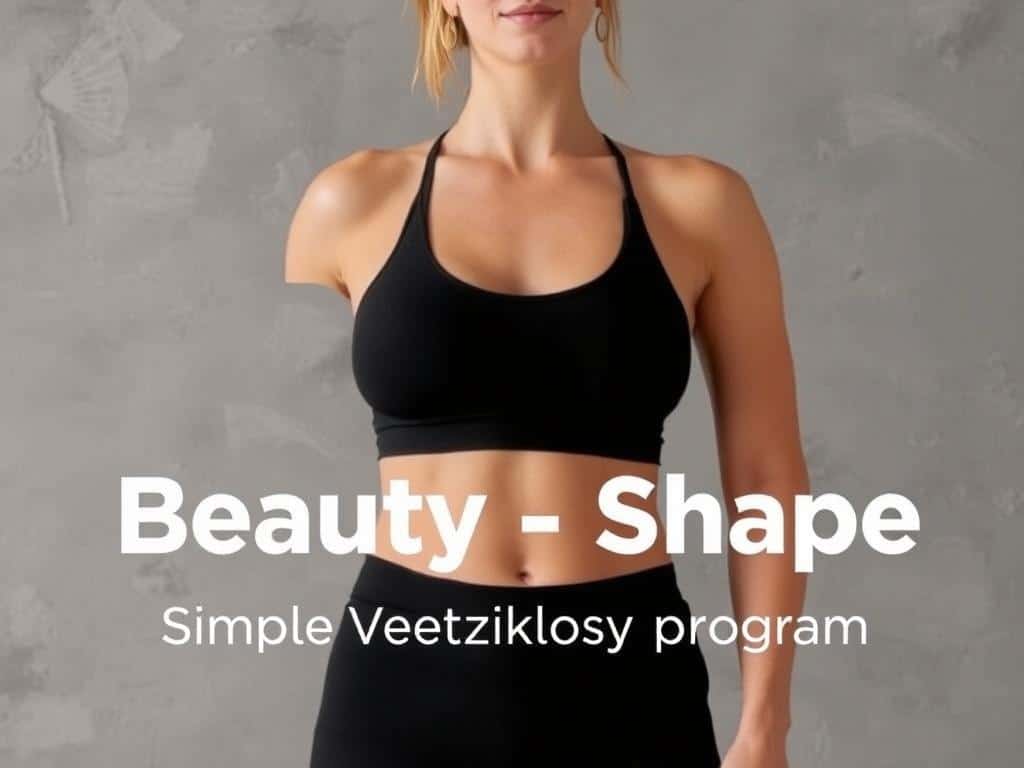 Beauté-Forme. Programme hebdomadaire simple