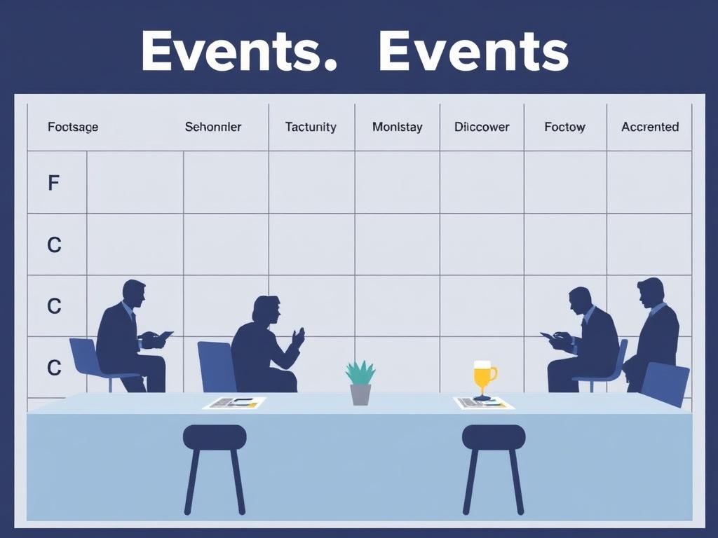 Évènements. Comment compléter ce tableau efficacement